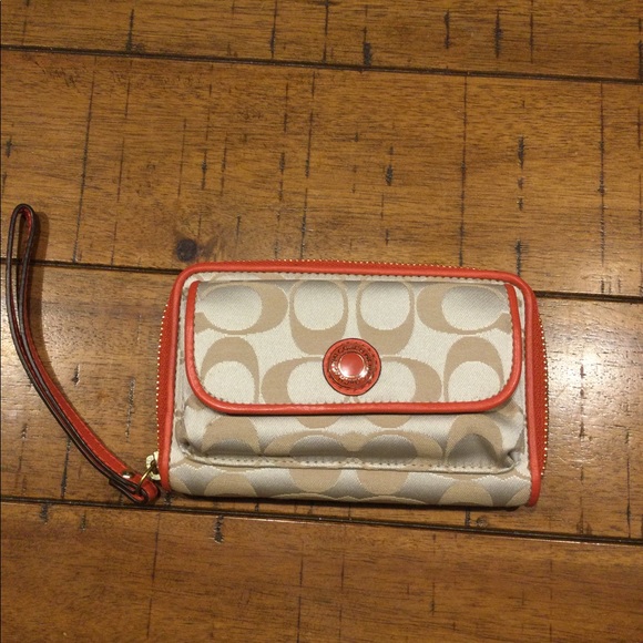 Coach Wallet Wristlet - Picture 1 of 12